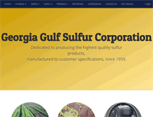 Tablet Screenshot of georgiagulfsulfur.com